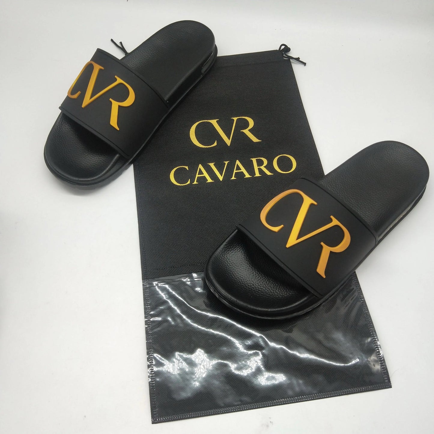 Sandale Cavaro - Noir & Or | Confort Premium & Style Luxueux Sap Acces