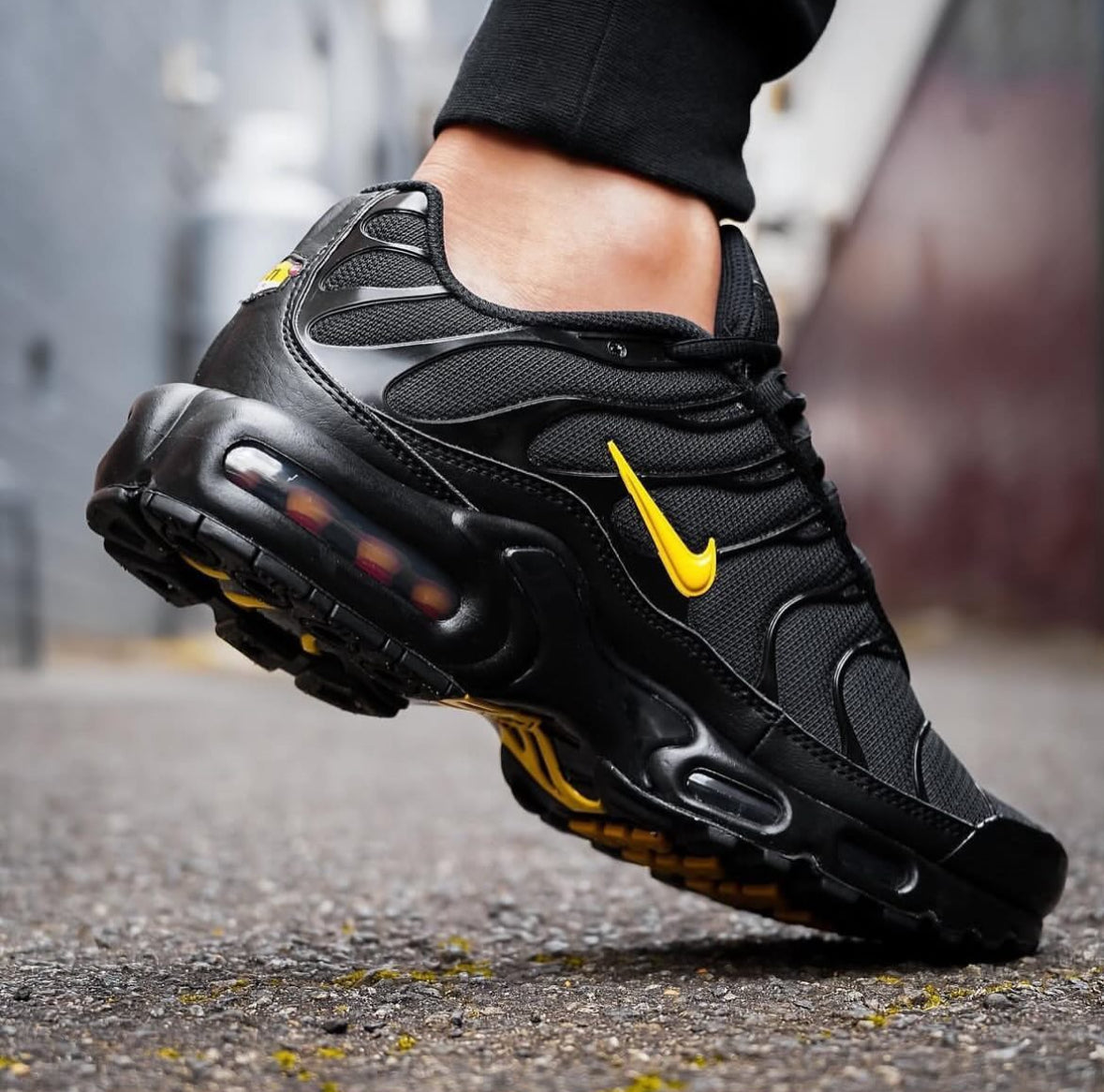 TN - Multi Swoosh Noir & Or ⚡ Sap Acces