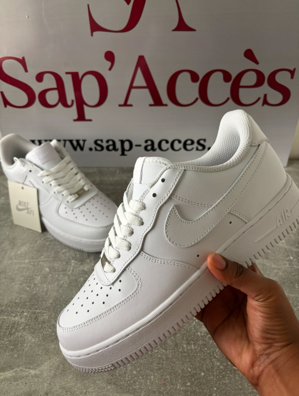Air Force 1 - blanche Sap Acces