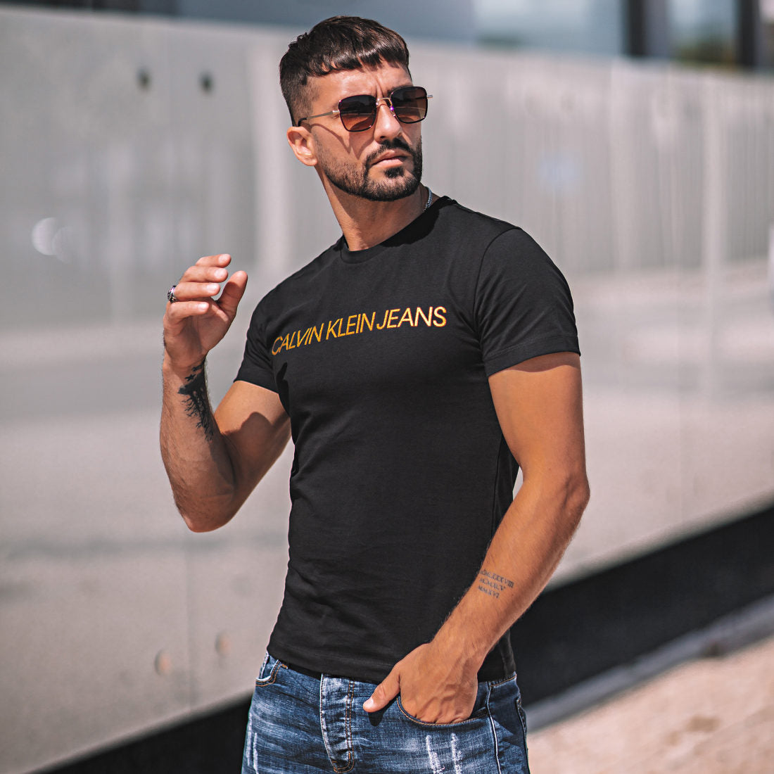 Calvin klein - T shirt Noir Sap Acces