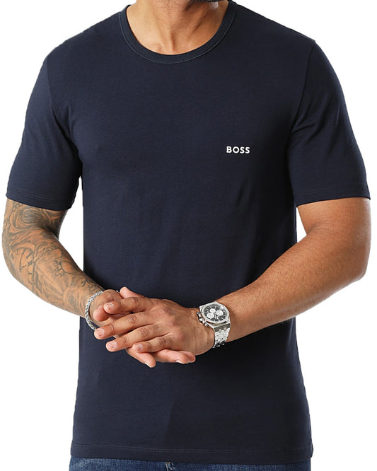 Hugo Boss - T Shirt Bleu Marine Sap Acces