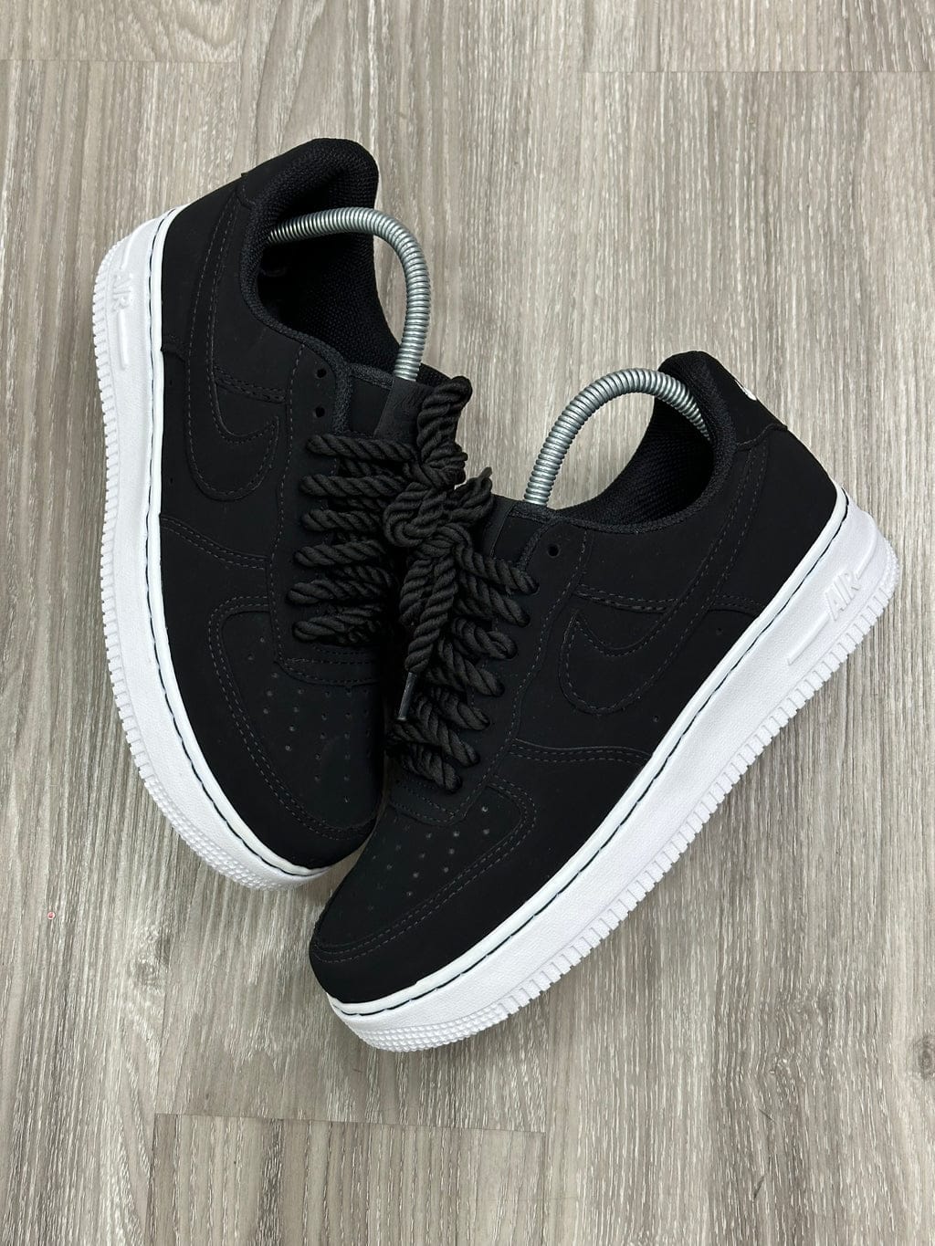 Air Force One - Black white - Rope Laces Sap Acces
