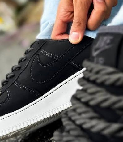Air Force One - Black white - Rope Laces Sap Acces