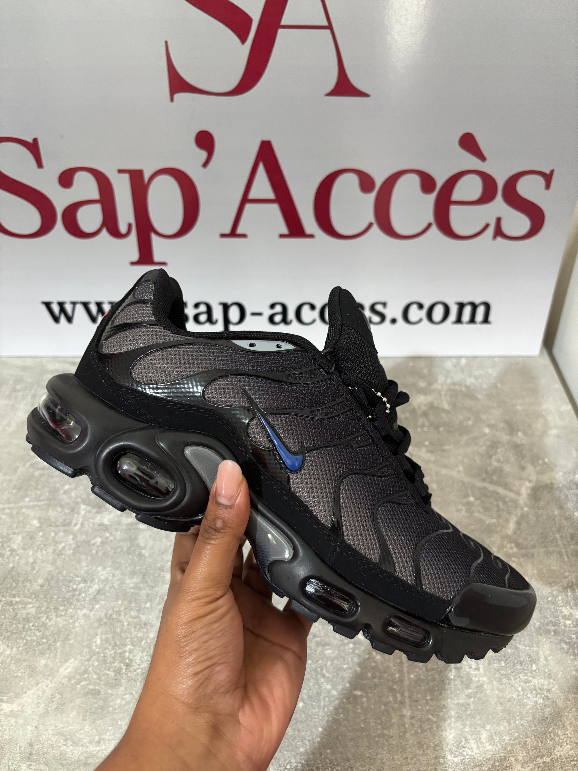 Tn Air Max Plus - Blanc/Noir Racer Bleu Sap Acces