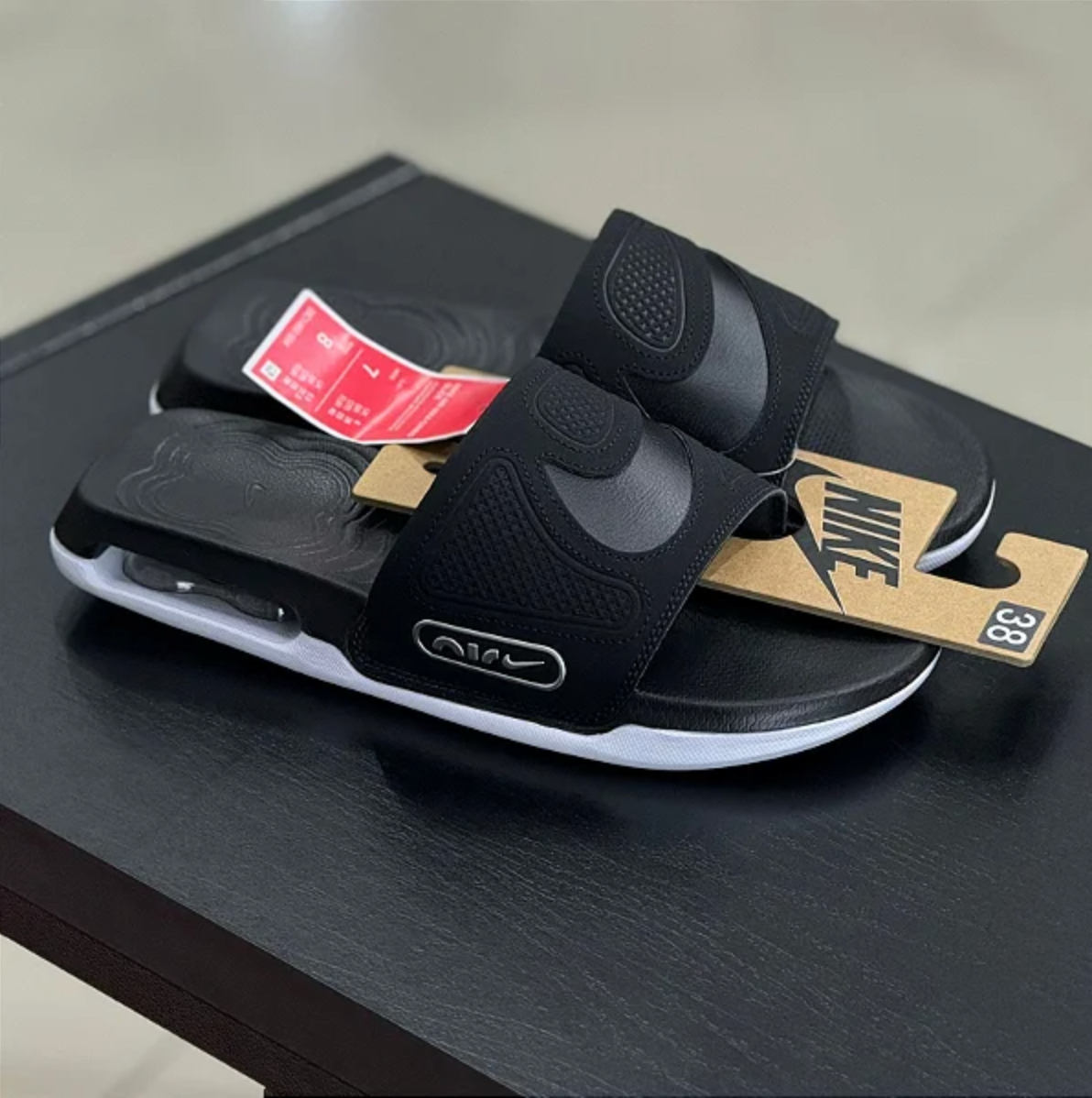 Sandale Nike Air Max Cirro - Black &  White Sap Acces