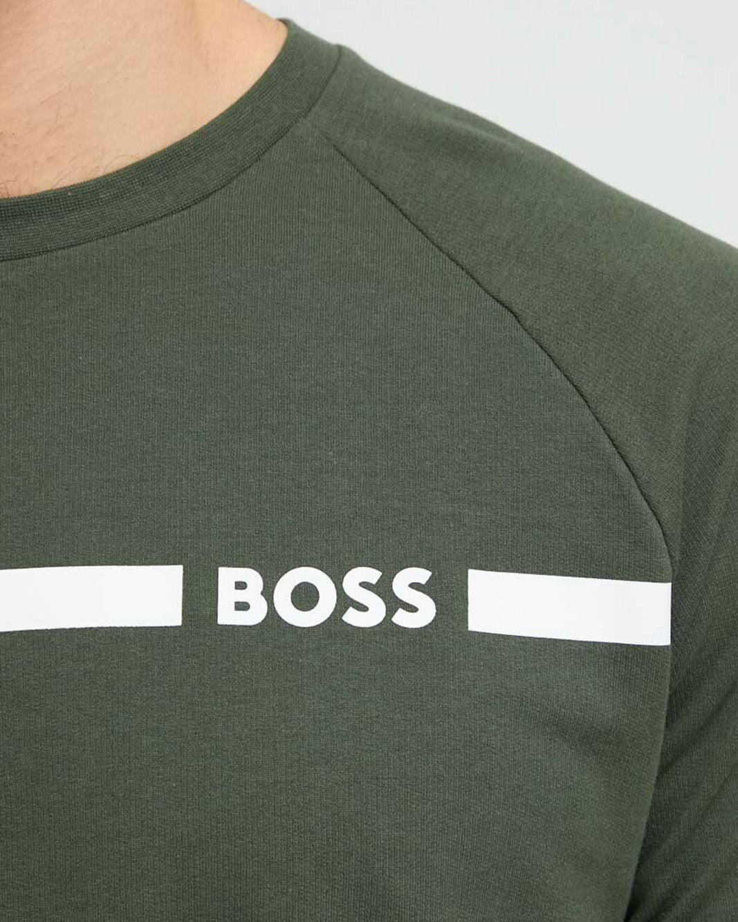 Hugo Boss - Sweat Crewneck Vert Sap Acces