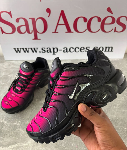 Tn Air Max Plus - Black Pink Gredient Sap Acces