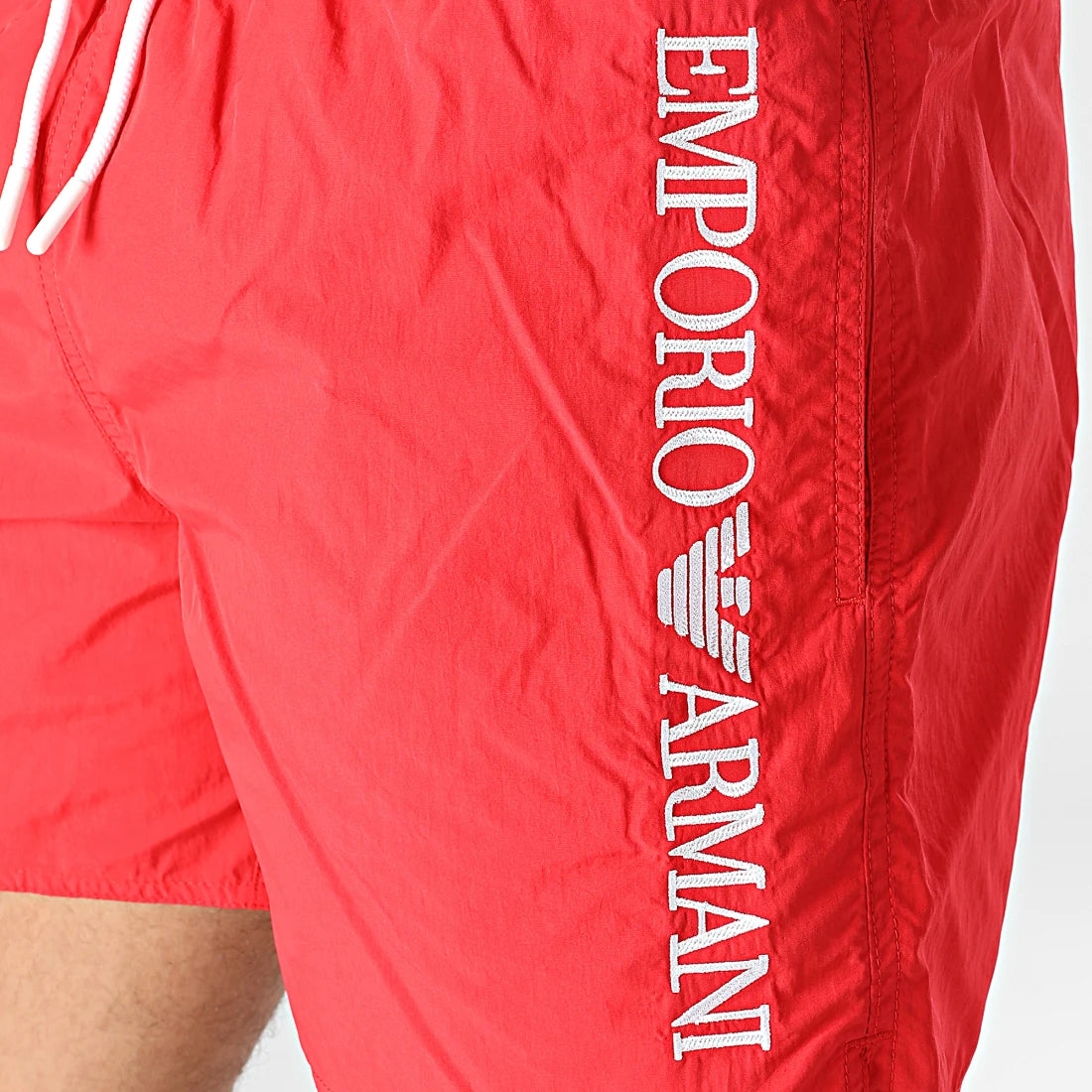 Emporio Armani - Short De Bain rouge Sap Acces