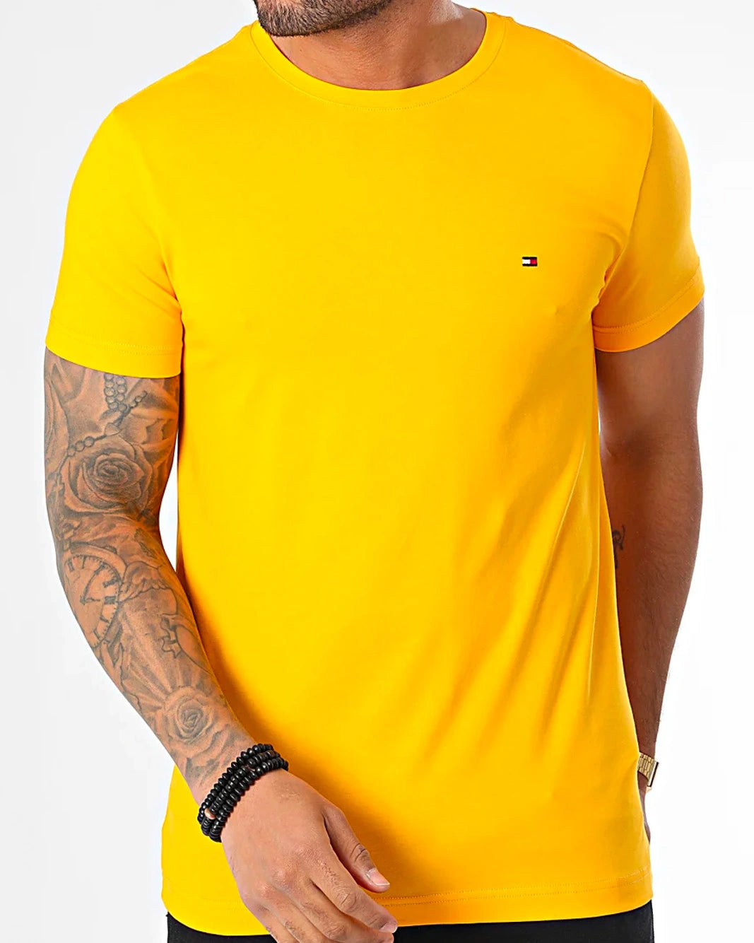 Tommy Hilfiger - T Shirt Jaune Sap Acces