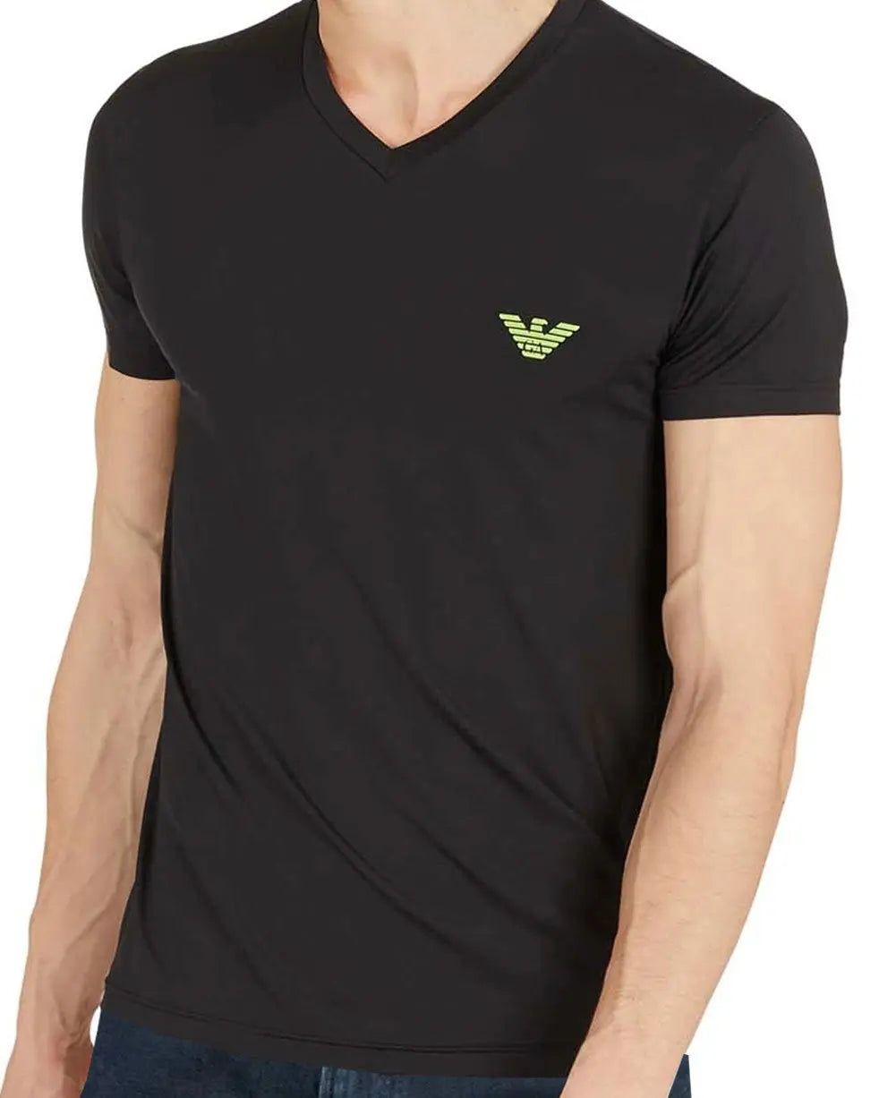 T shirt - Emporia armani noir/vert Sap Acces