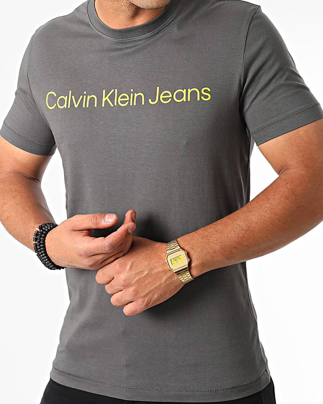 Calvin klein - T shirt Gris Sap Acces